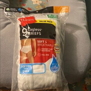 Hanes Men's Tagless Briefs - White